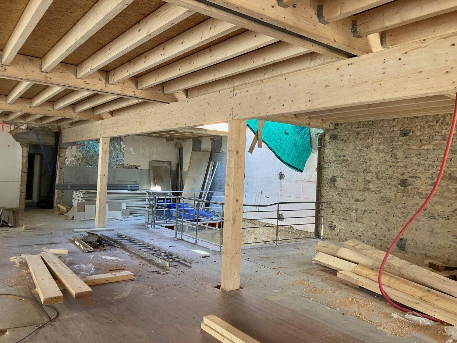 Ossature plancher bois morbihan 56 charpente